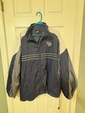 Tennessee Titans NFL x Sports Illustrated Reebok Full Zip Windbreaker Jacket XL